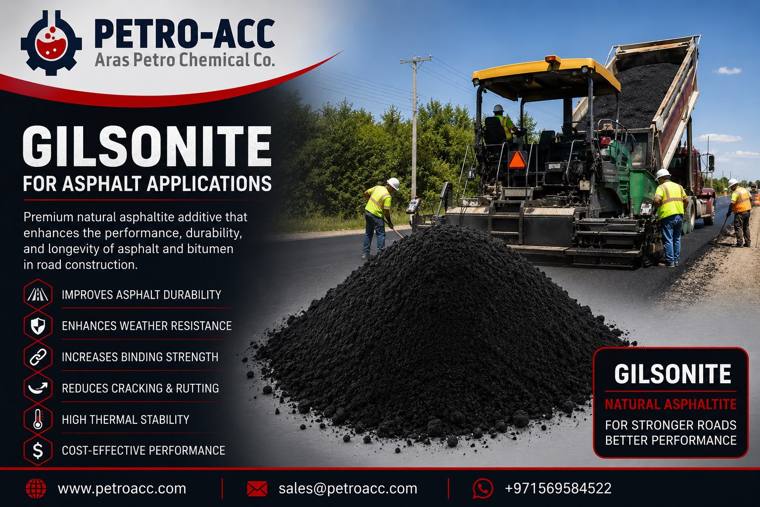 GILSONITE FOR ASPHALT APPLICATIONS