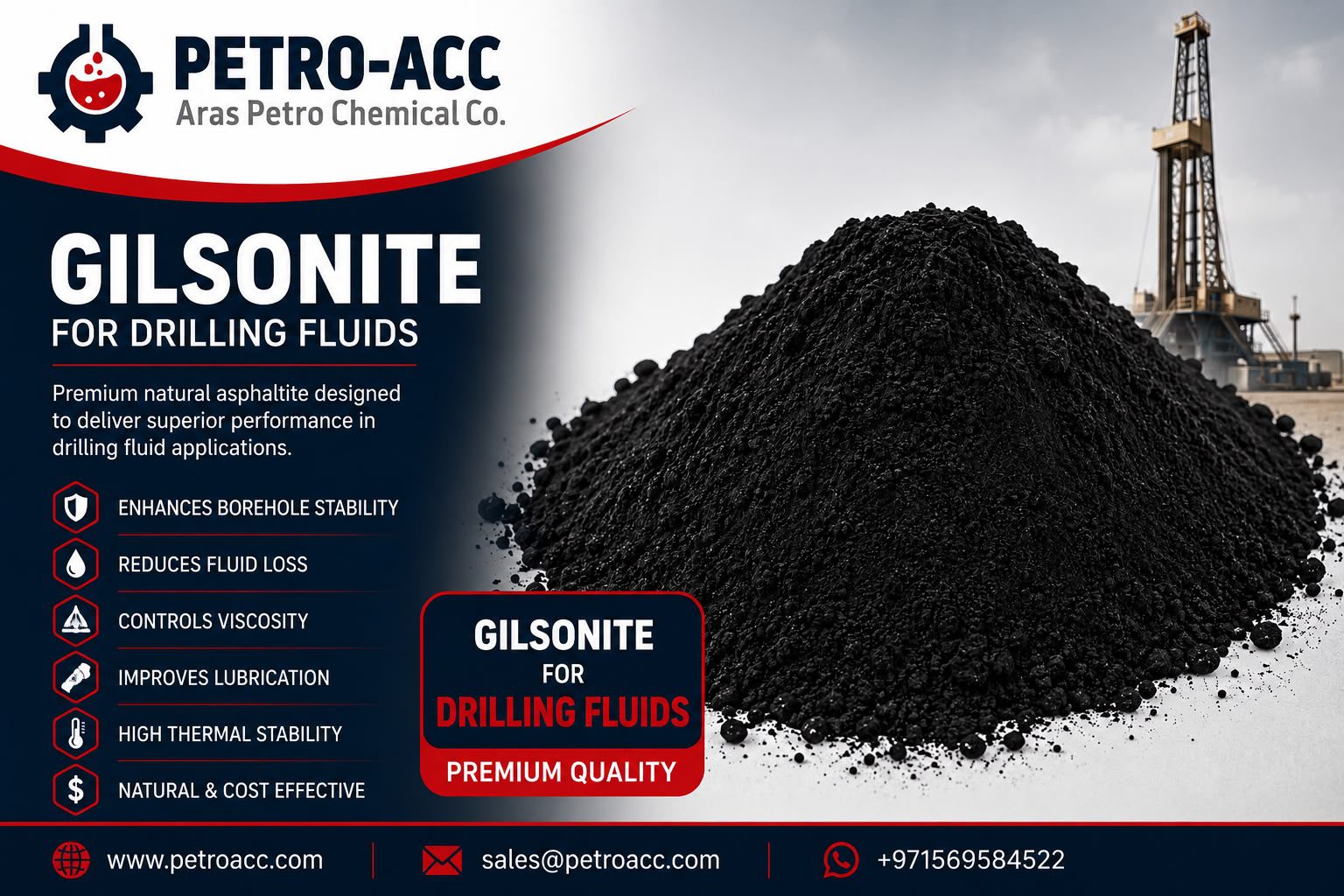 GILSONITE FOR DRILLING FLUIDS