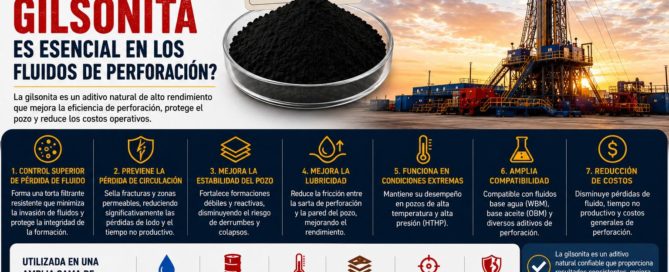 POR QUÉ LA GILSONITA DEBE UTILIZARSE EN LOS FLUIDOS DE PERFORACIÓN?
