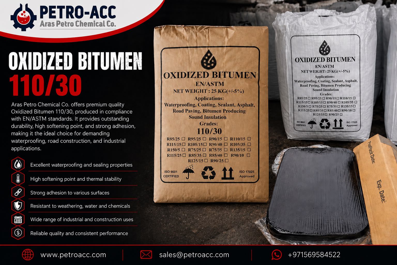 Oxidized Bitumen 110/30
